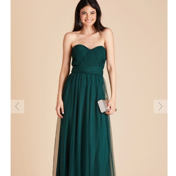 CHRISTINA CONVERTIBLE DRESS - EMERALD - Picture 2 of 9